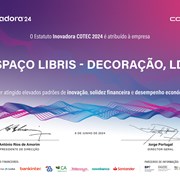 Espaço Libris conquista Certificação Inovadora 2024 pela COTEC!